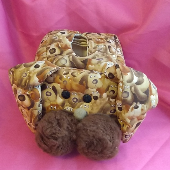 Vintage Bulldog Square tissue box cover - Picture 5 of 6